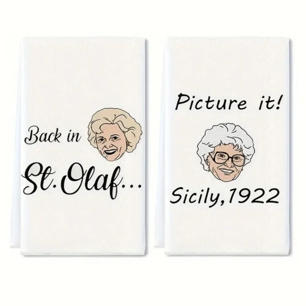 Golden Girls 4 Pack of Kitchen Towels